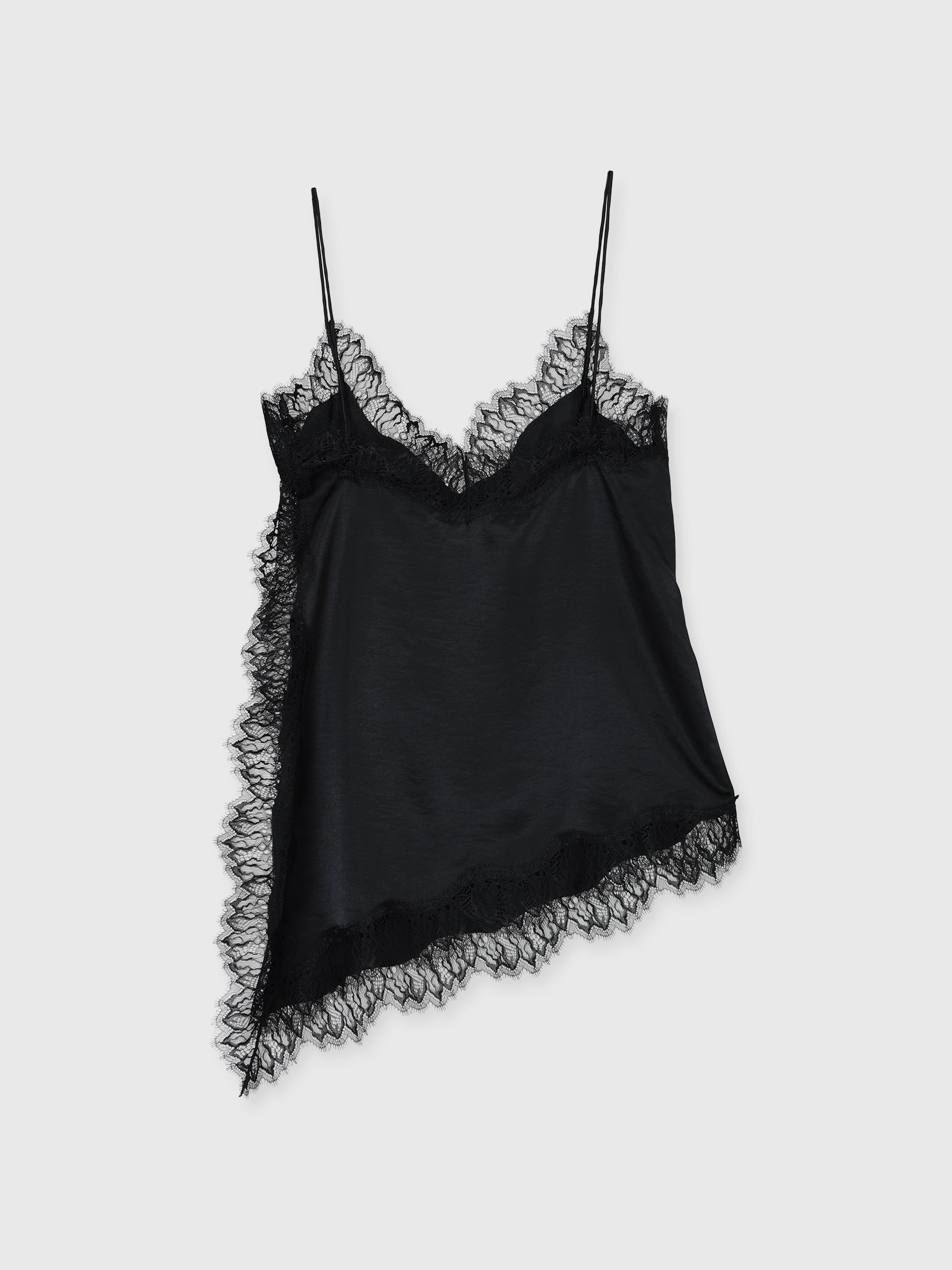 トップス CREDONA SATIN LACE CAMI SATIN LACE CAMI