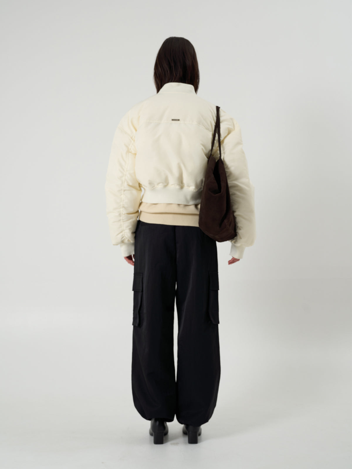 【BLOSSOM】CHAO BOMBER SHORT PADDING