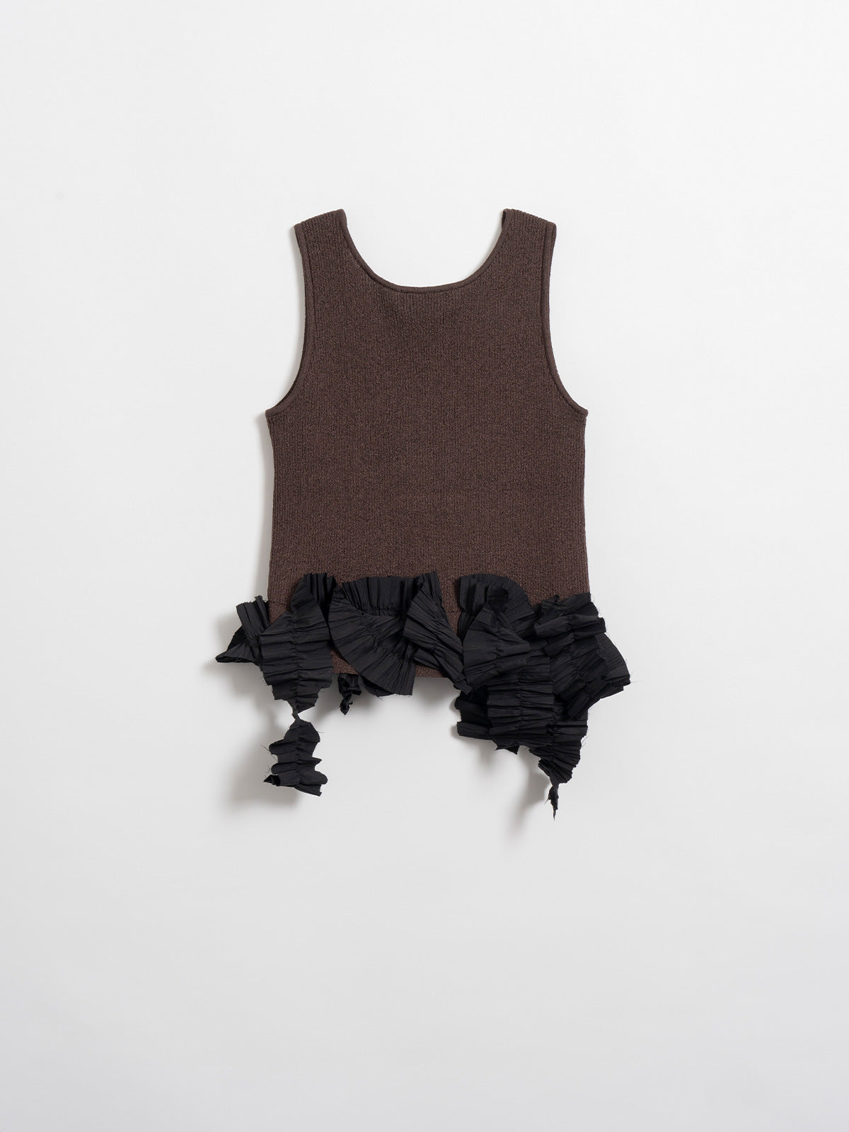Ripple frill knit