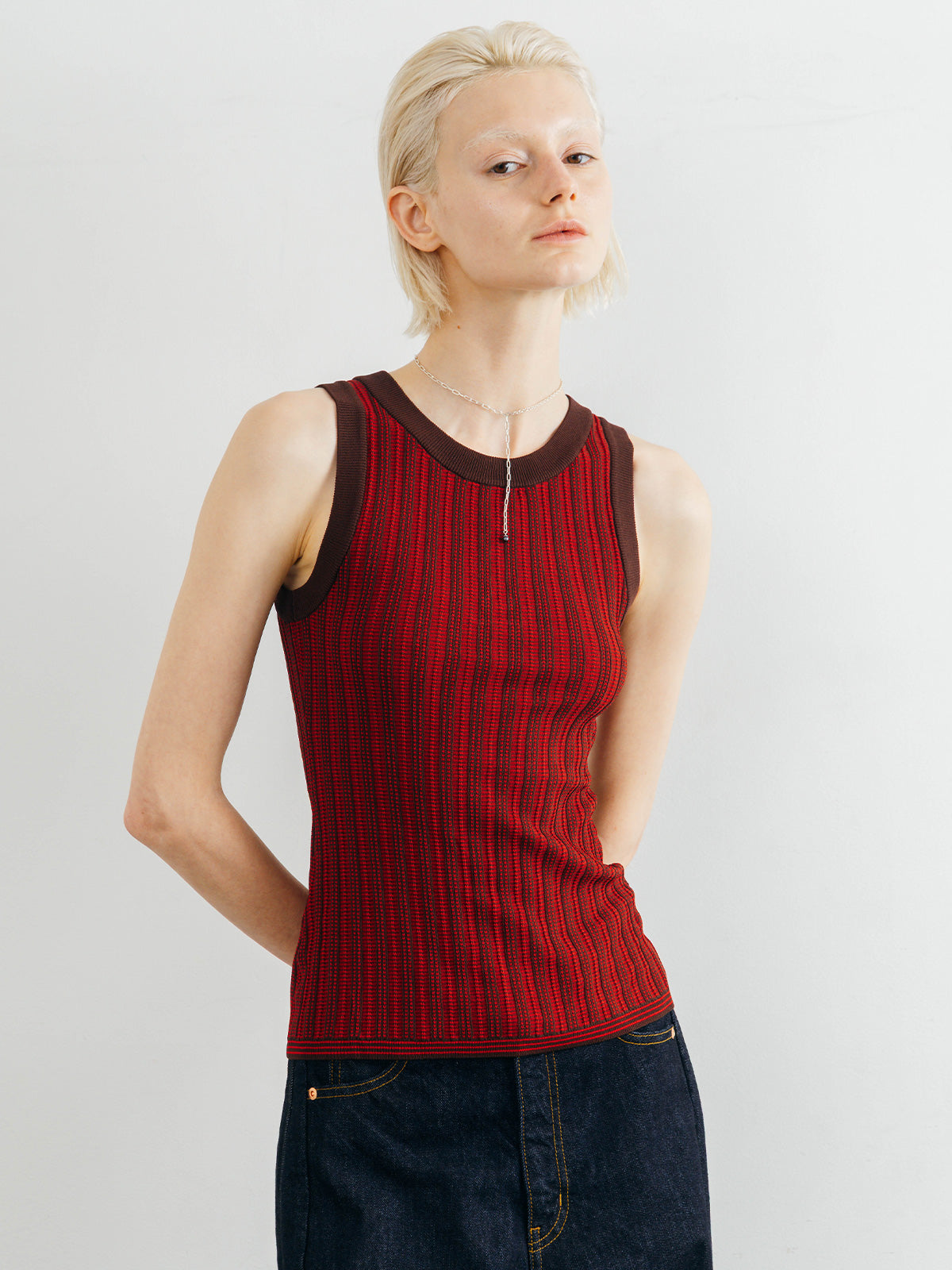 TUCK STITCH TANK TOP