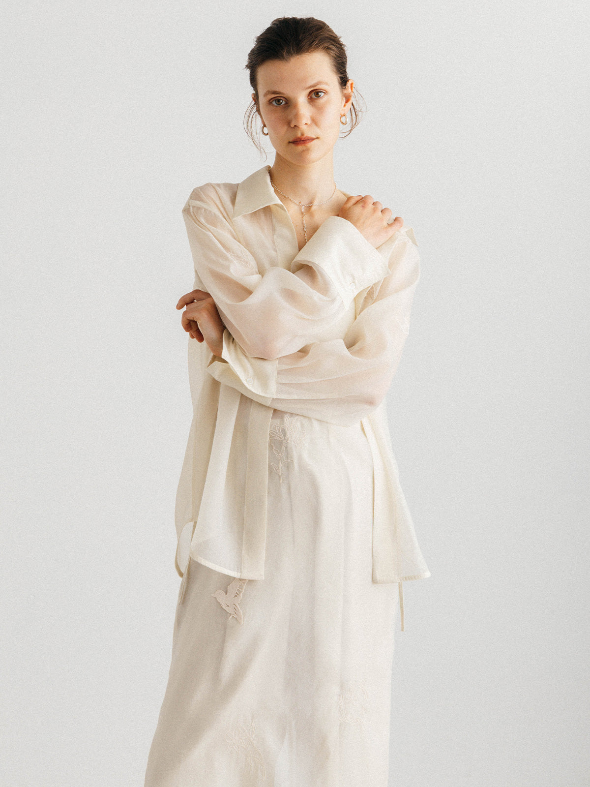 FRAGMENT VEIL SHIRT