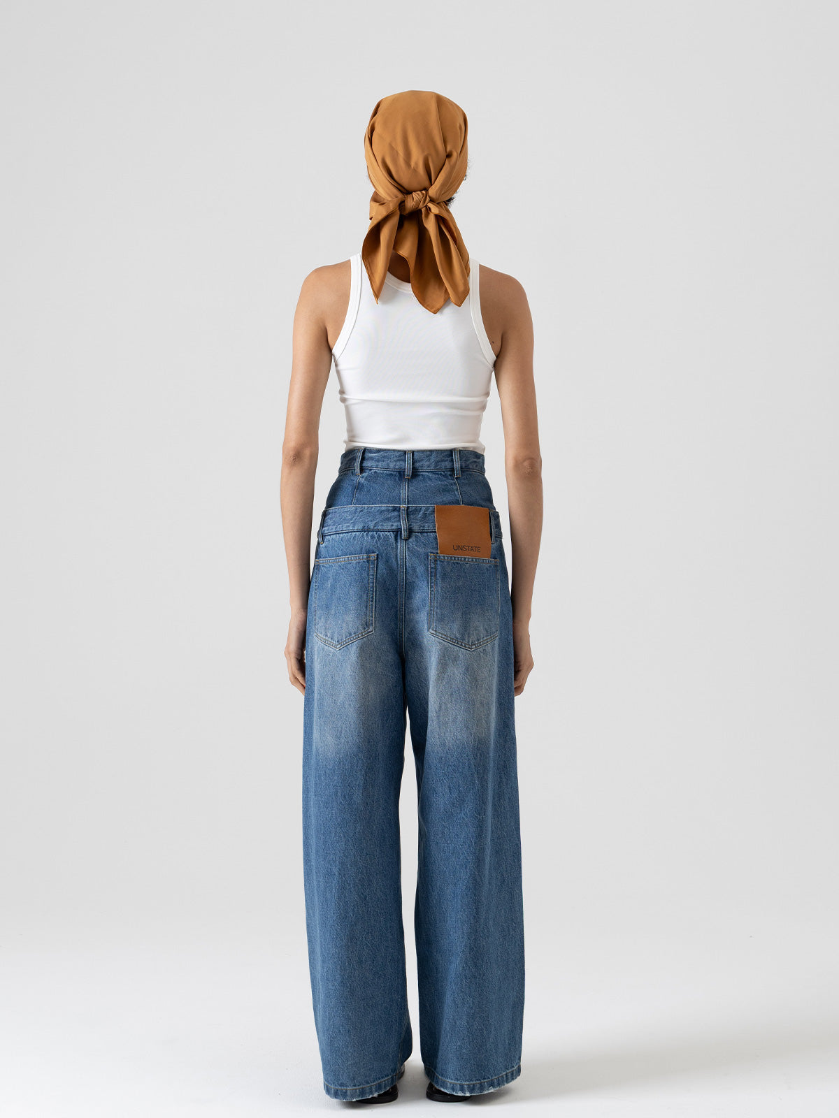 DOUBLE WAIST WIDE PANTS
