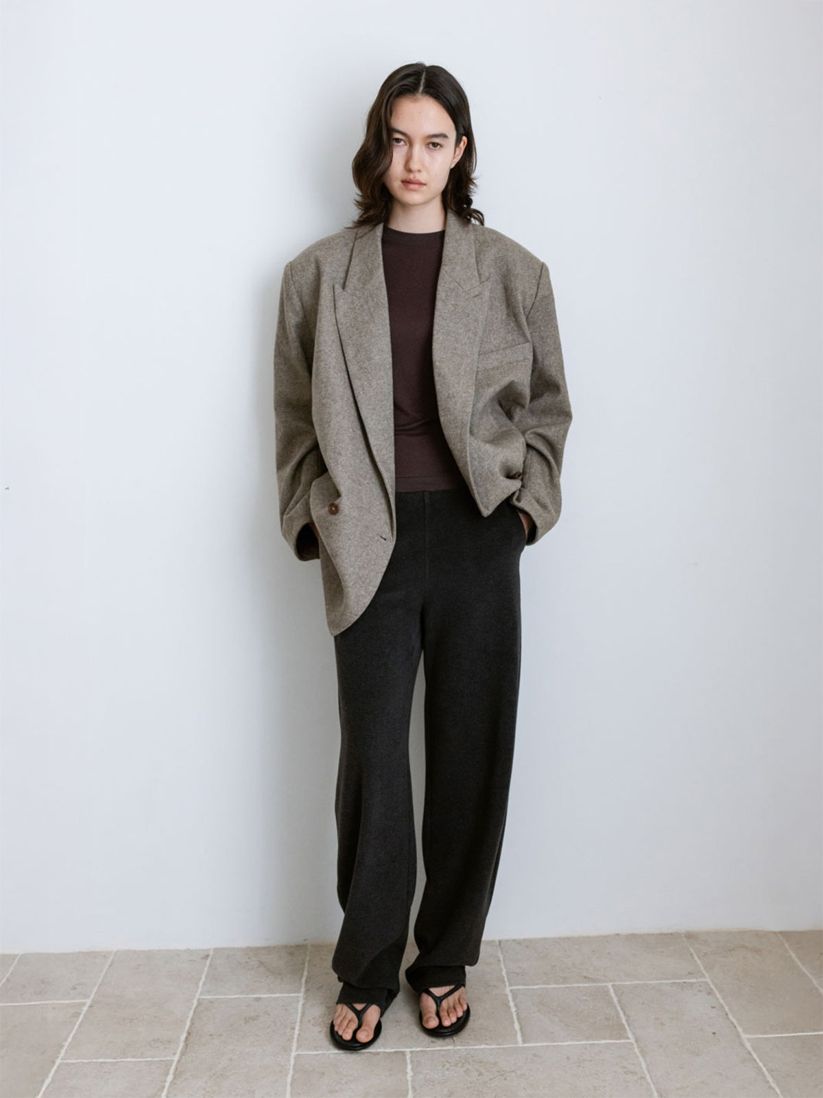 【Studio Doe】Gender Free Wool Double-Breasted Coat