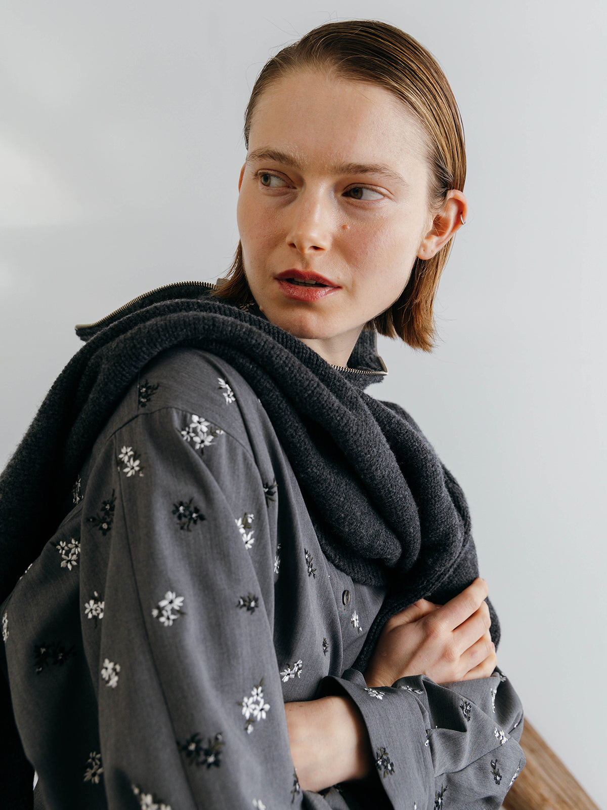 FLOWER EMBROIDERY SHIRTS