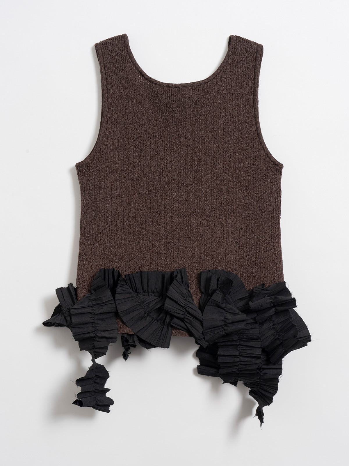 Ripple frill knit