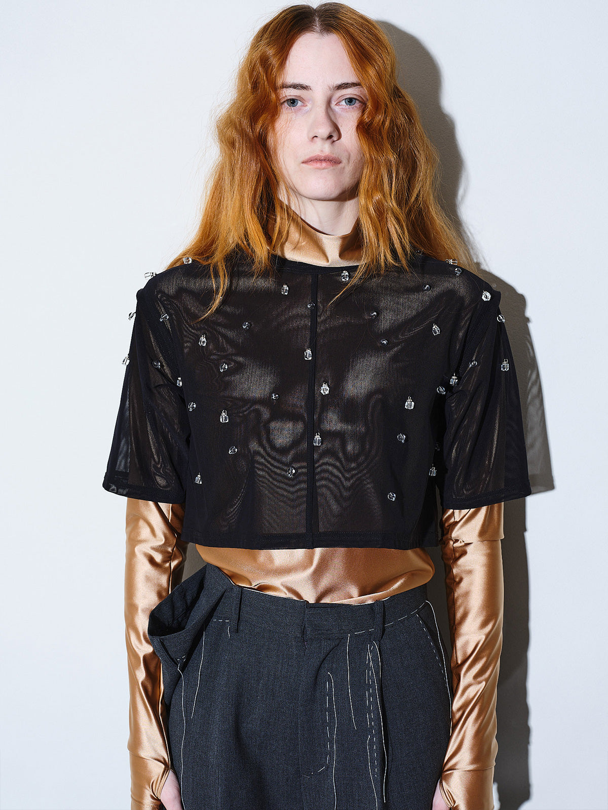 Lantern beads sheer tops
