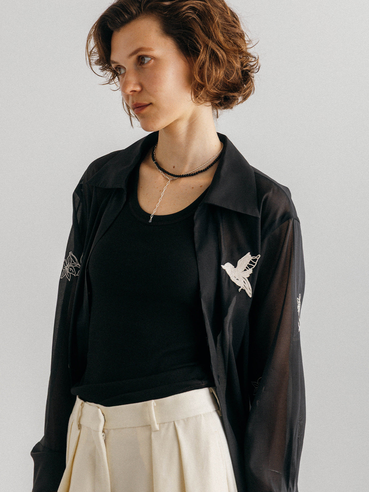 FRAGMENT VEIL SHIRT