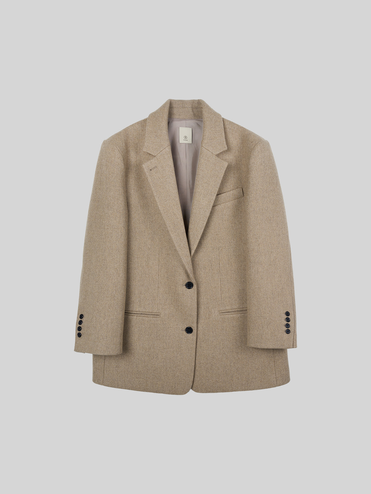 【BLOSSOM】RIVER WOOL OVERFIT JACKET
