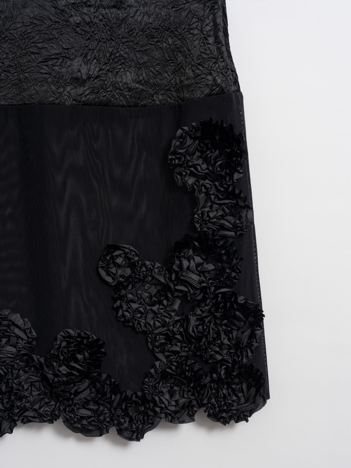 Rose reef embroidery knit