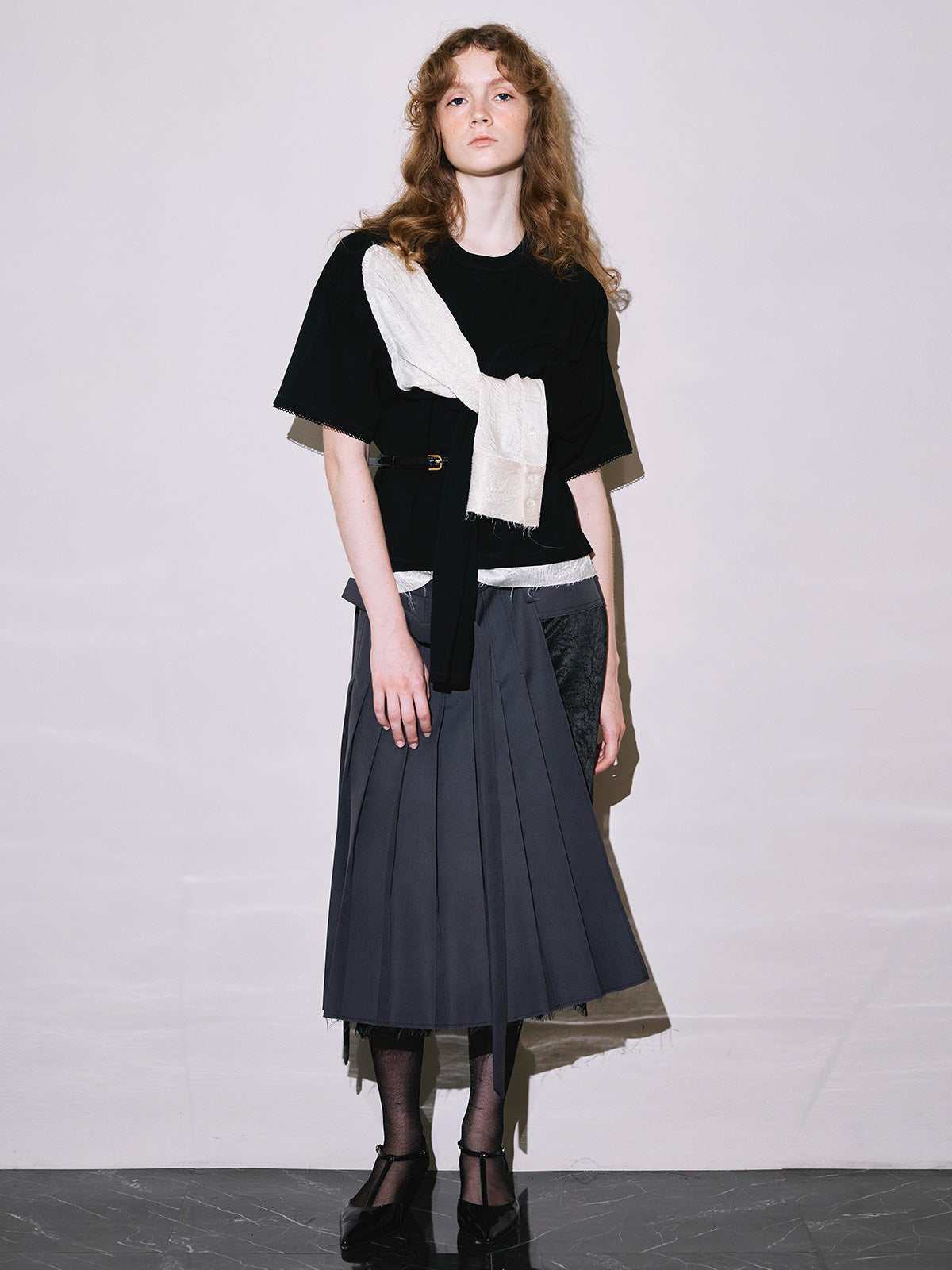 Masquerade pleats skirt