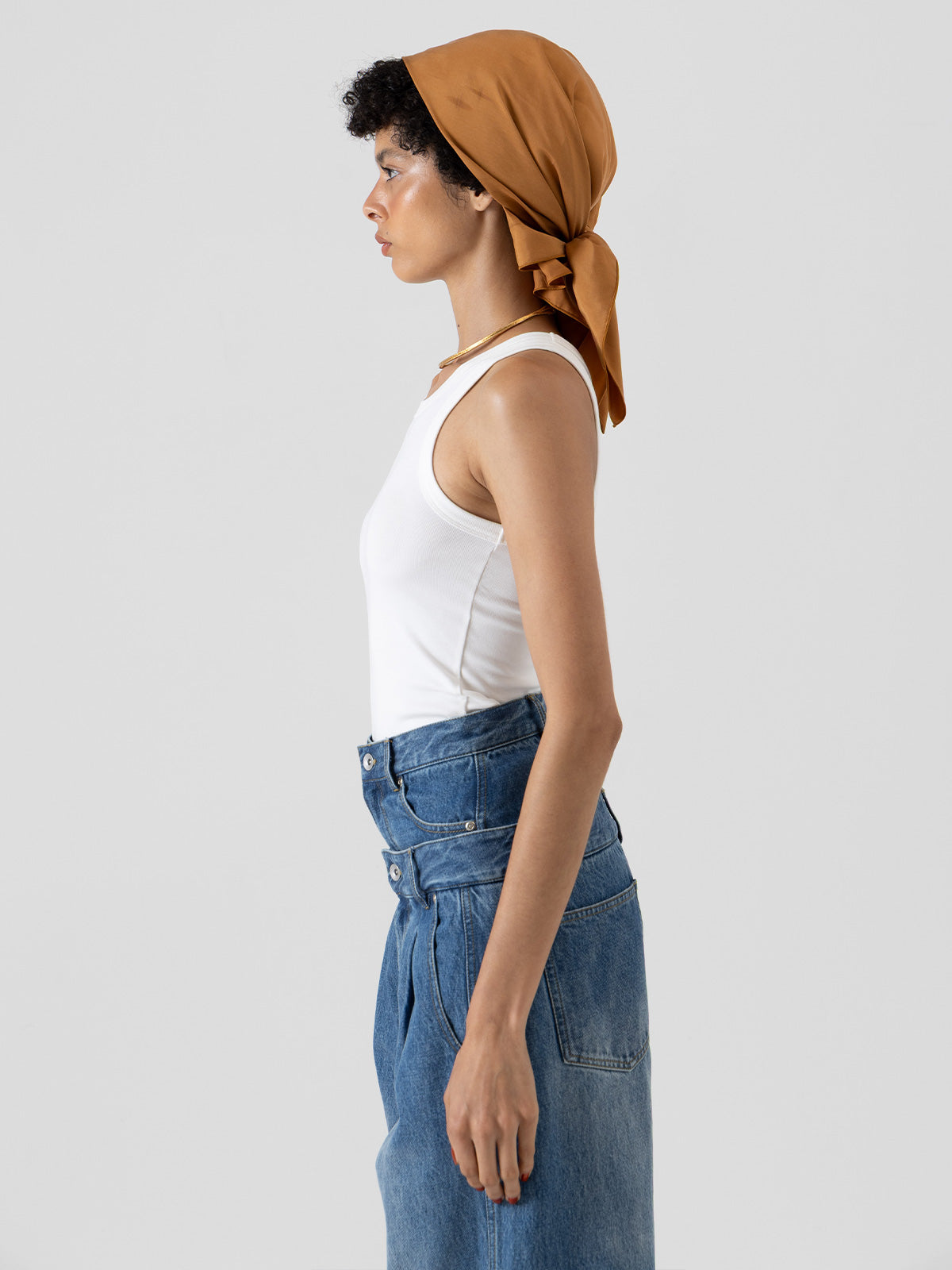 DOUBLE WAIST WIDE PANTS