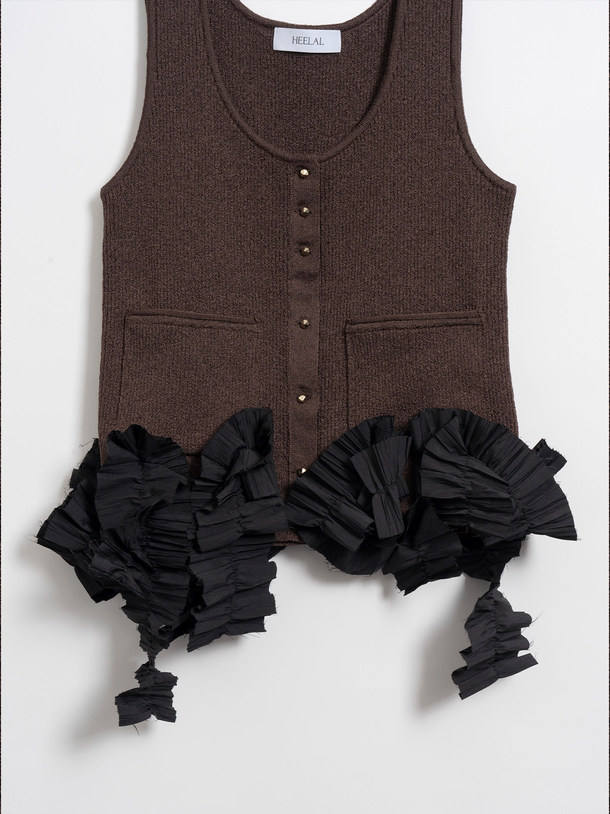 Ripple frill knit