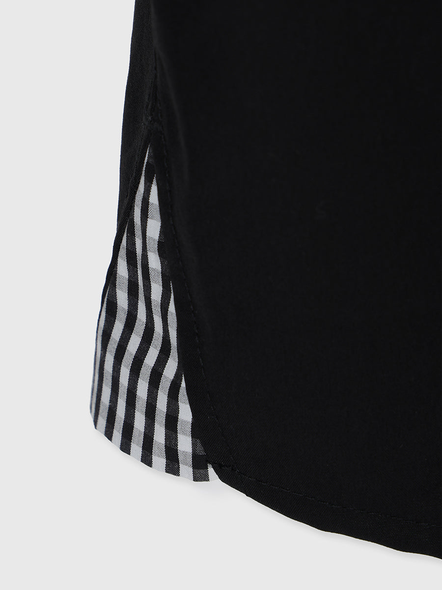 HIGH NECK BLOUSE