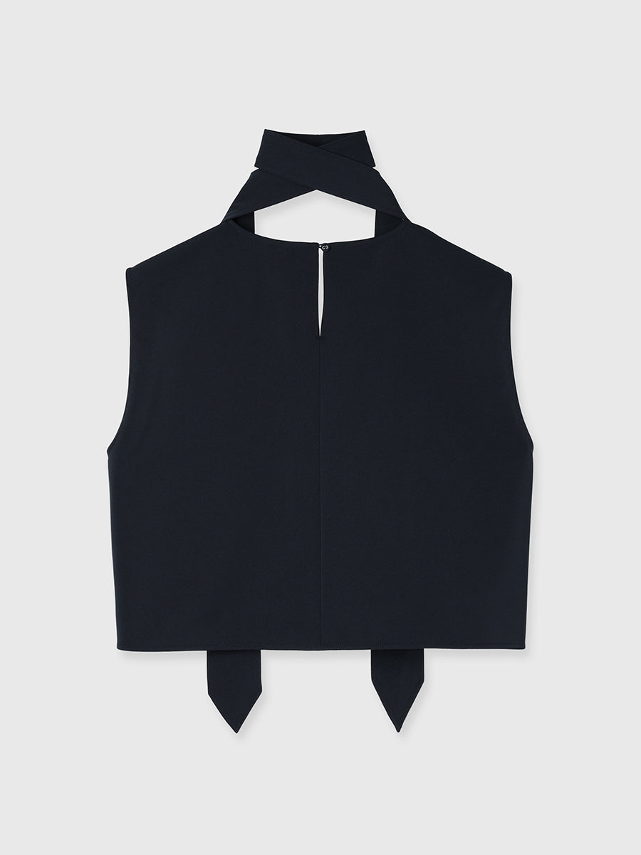 TIE VN BLOUSE
