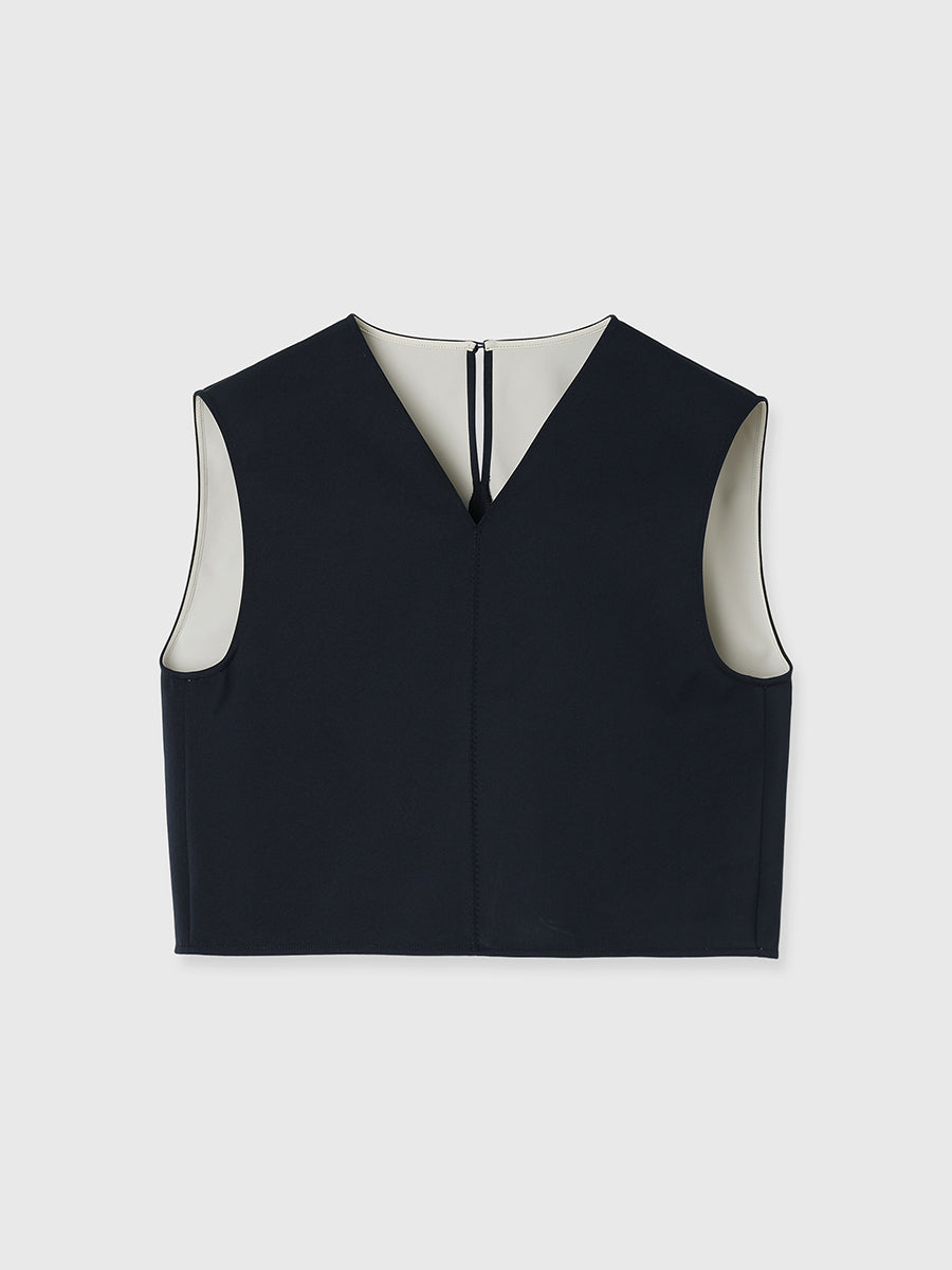 TIE VN BLOUSE