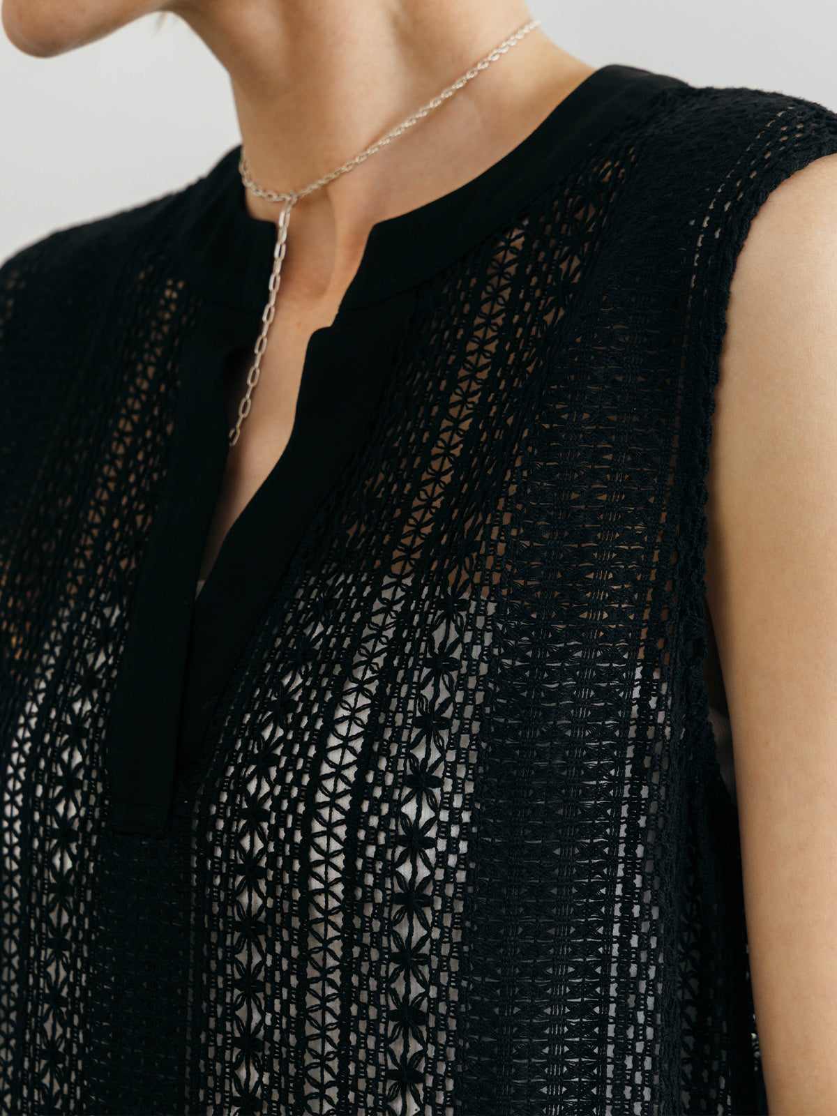 SHEER LONG ONEPIECE