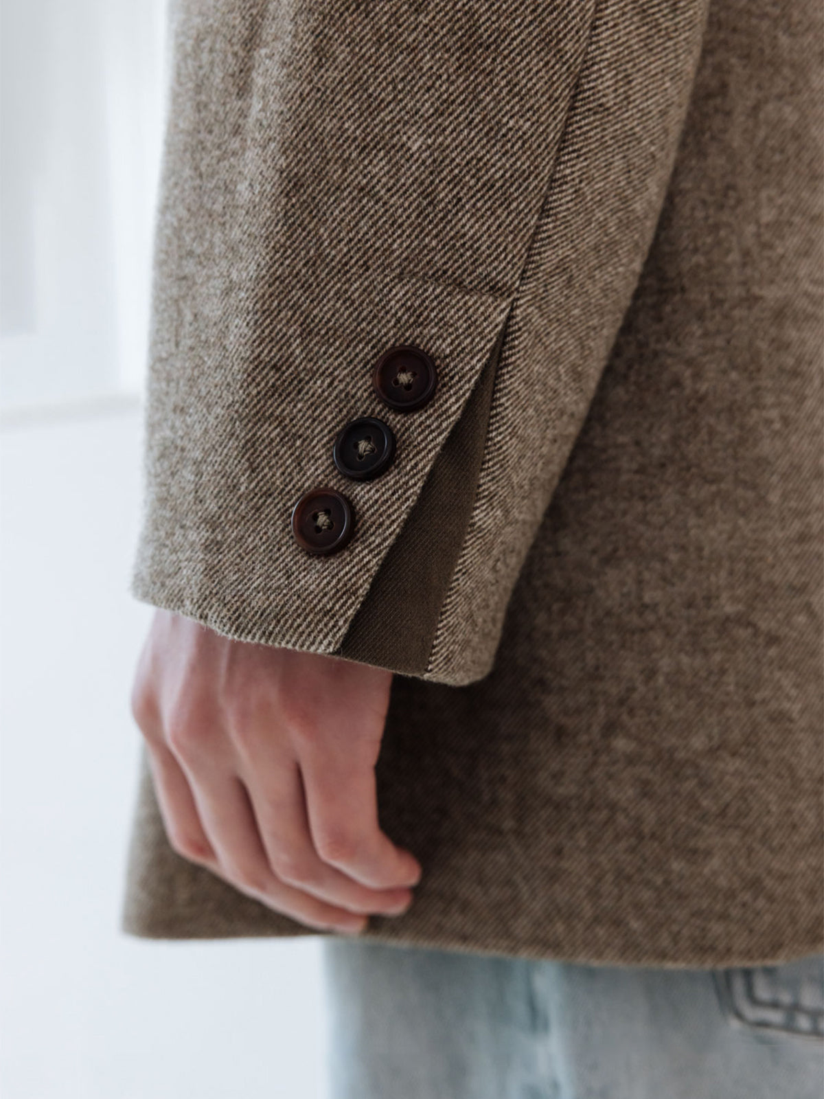 【Studio Doe】Gender Free Wool Double-Breasted Coat