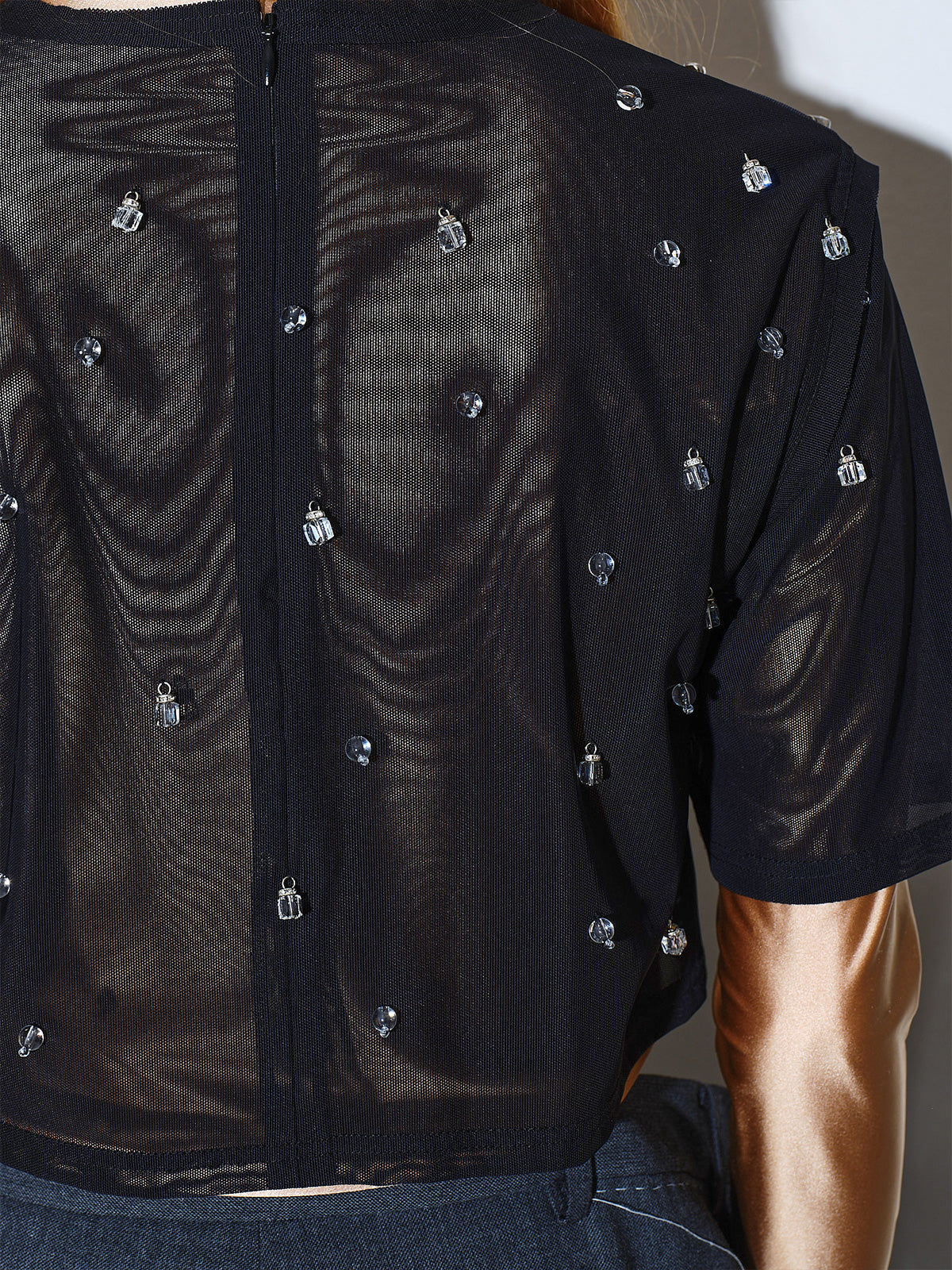 Lantern beads sheer tops