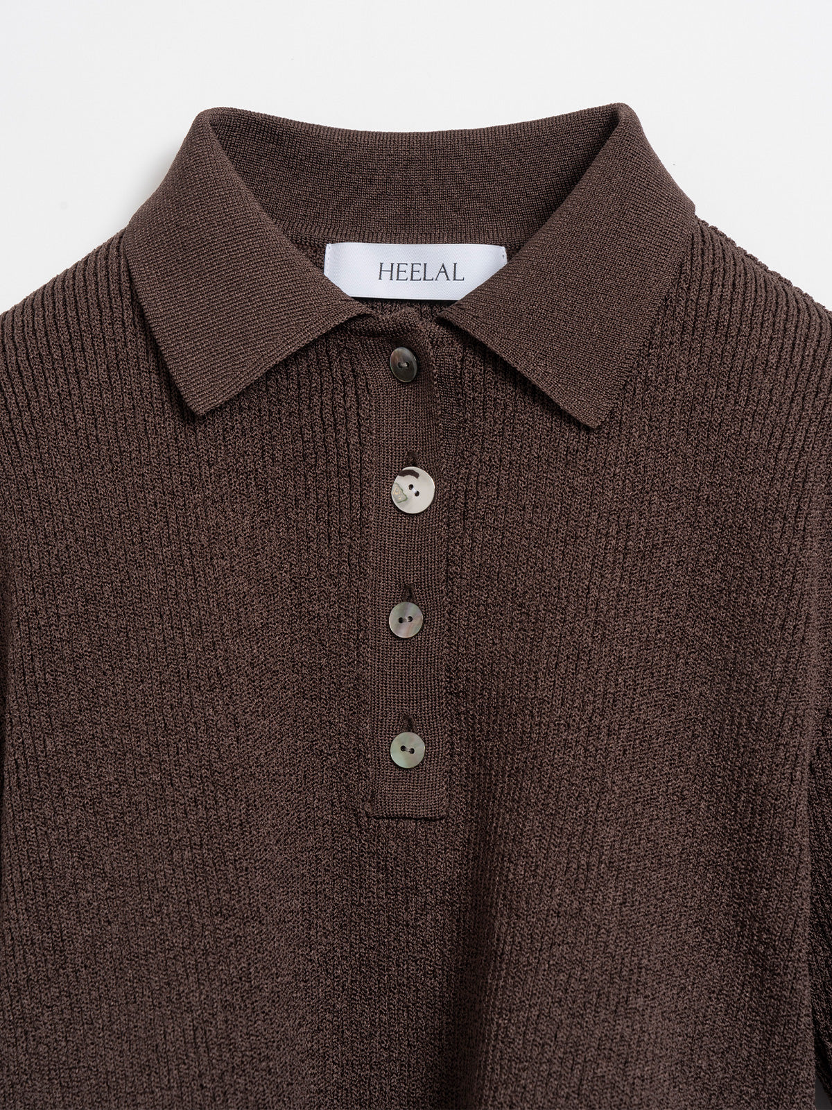 Optical standard polo knit