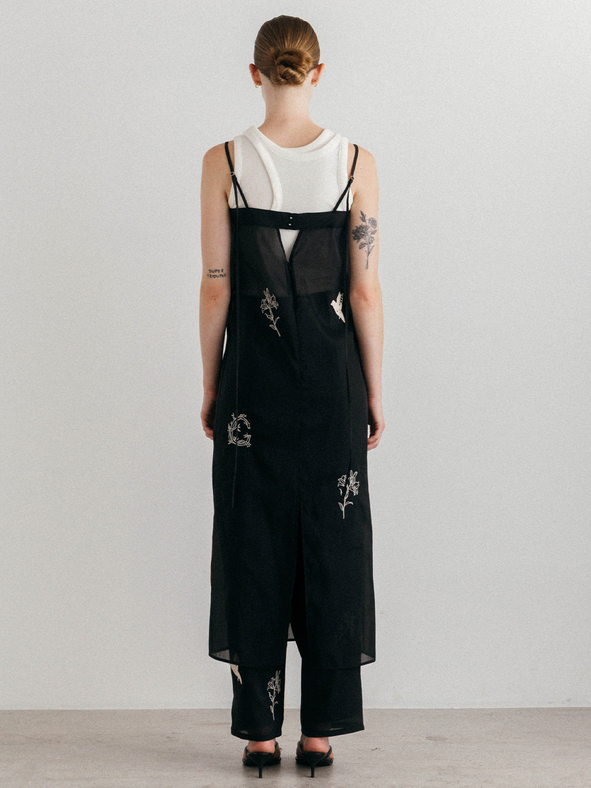 FRAGMENT VEIL DRESS