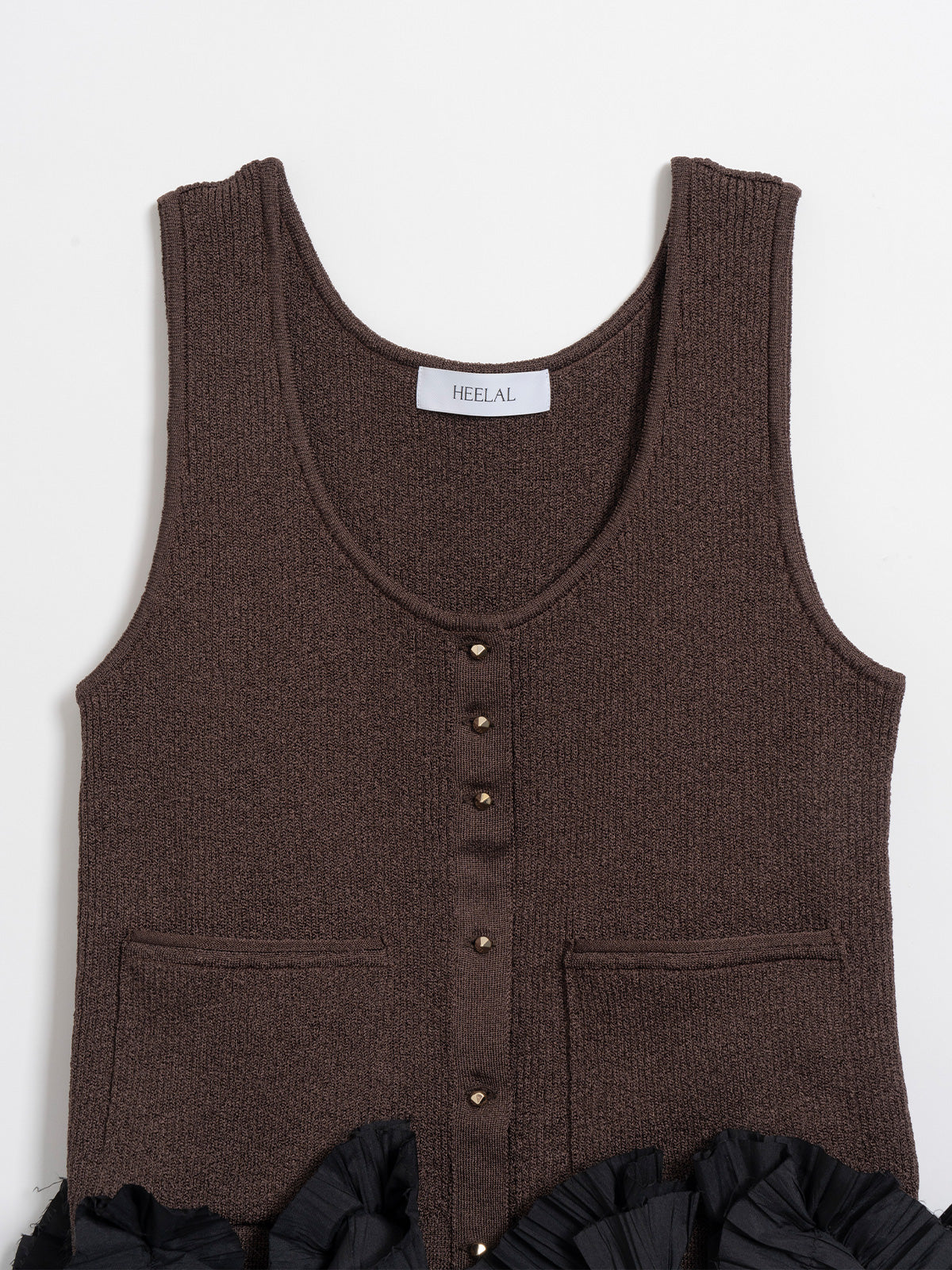 Ripple frill knit