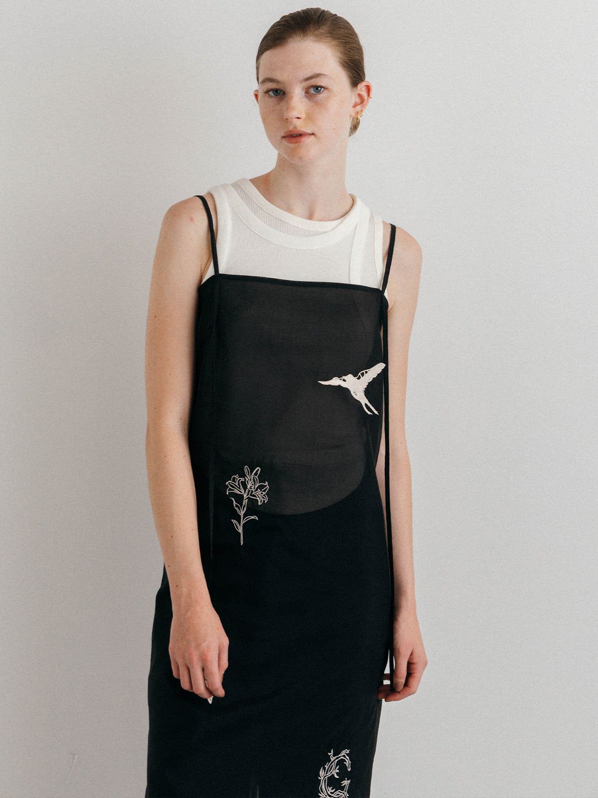 FRAGMENT VEIL DRESS