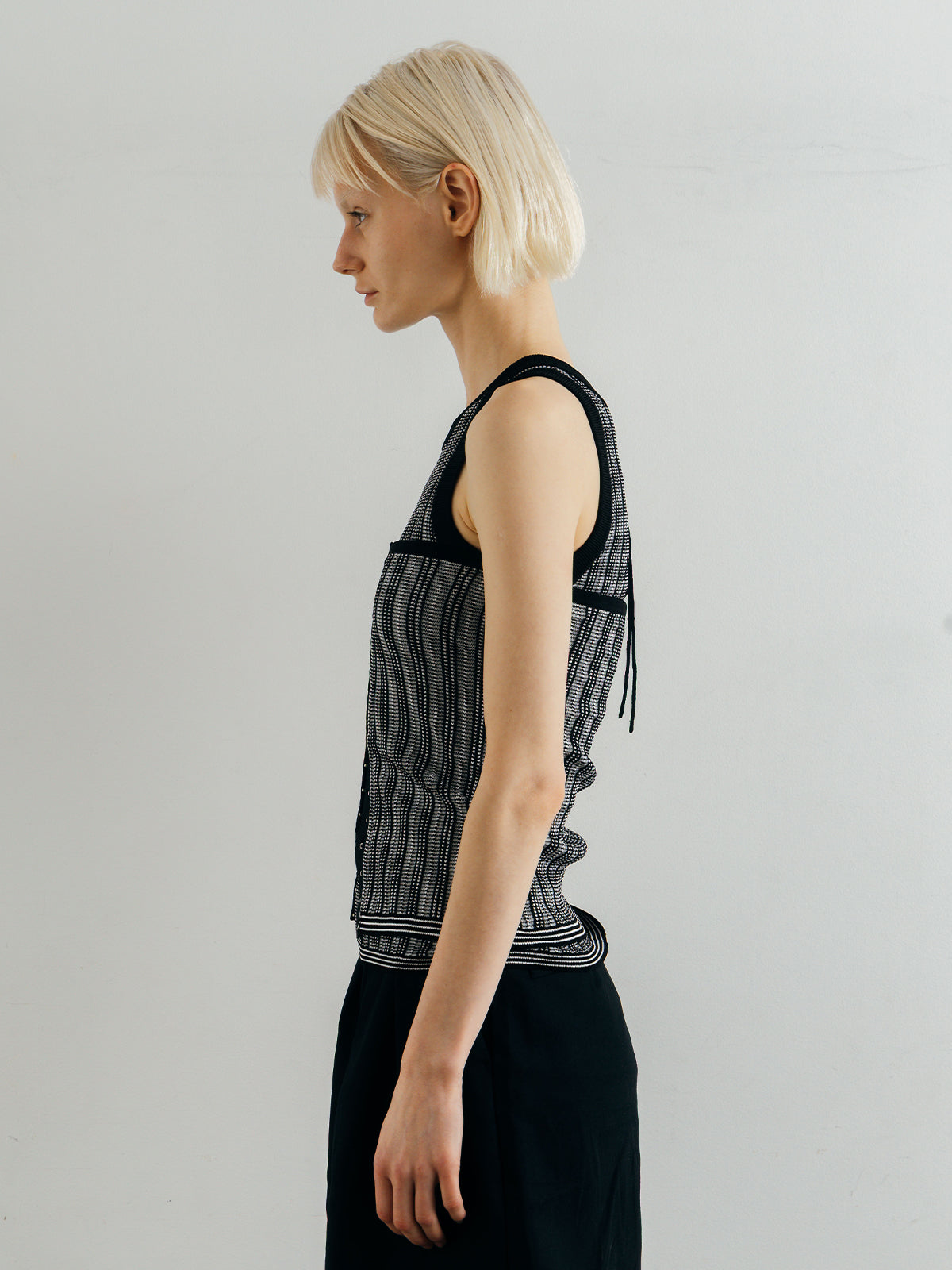 TUCK STITCH BUSTIER