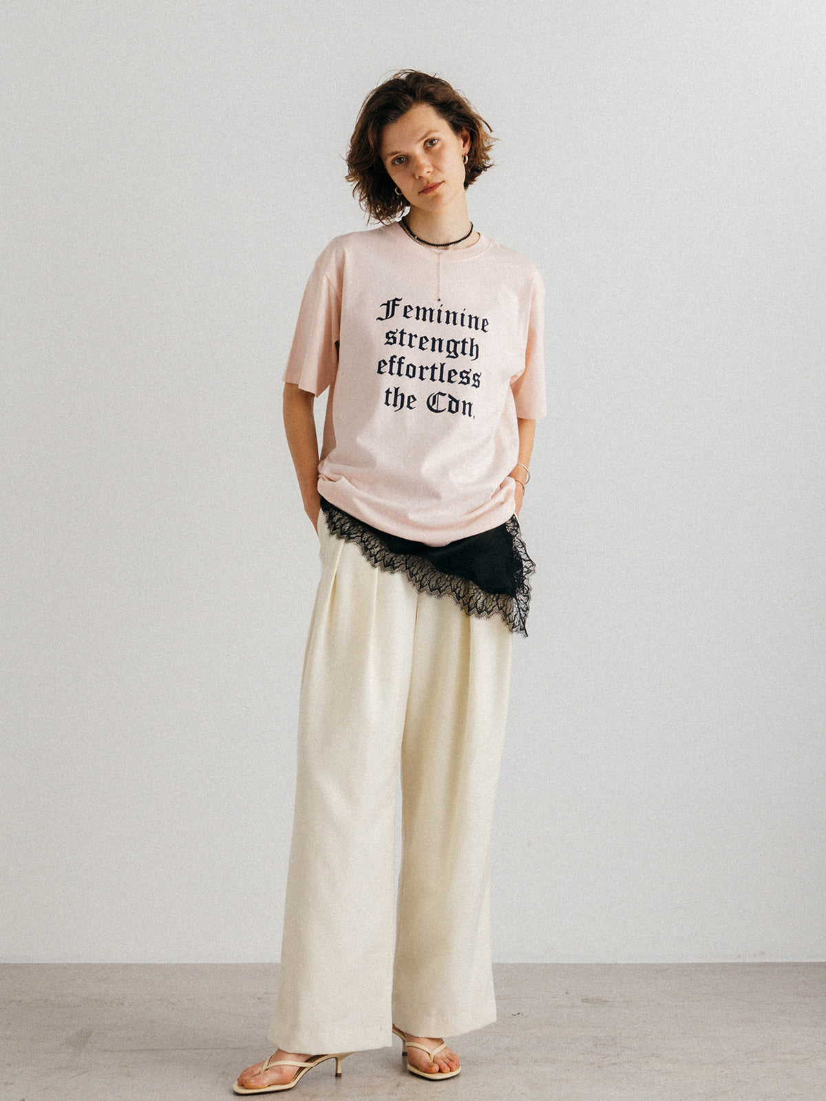 PARMANENT TEE(FLOCKY OLD ENGLISH)