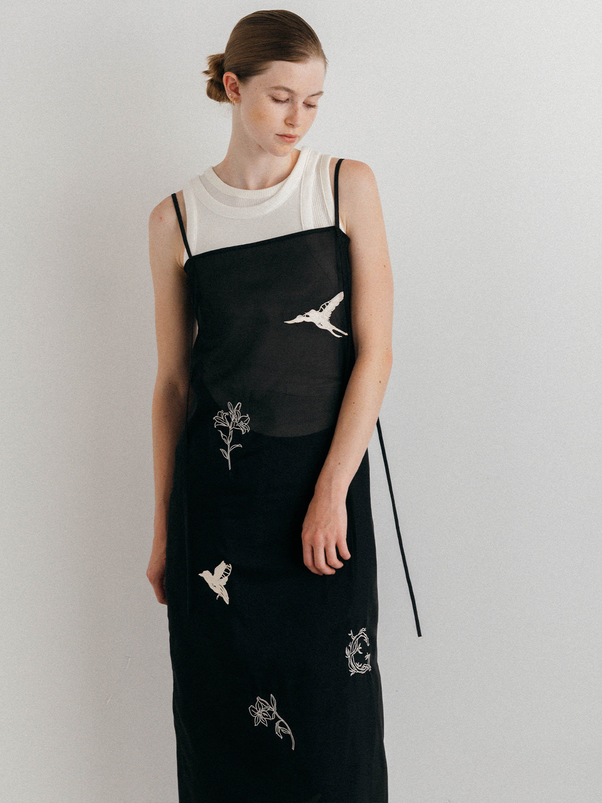 FRAGMENT VEIL DRESS