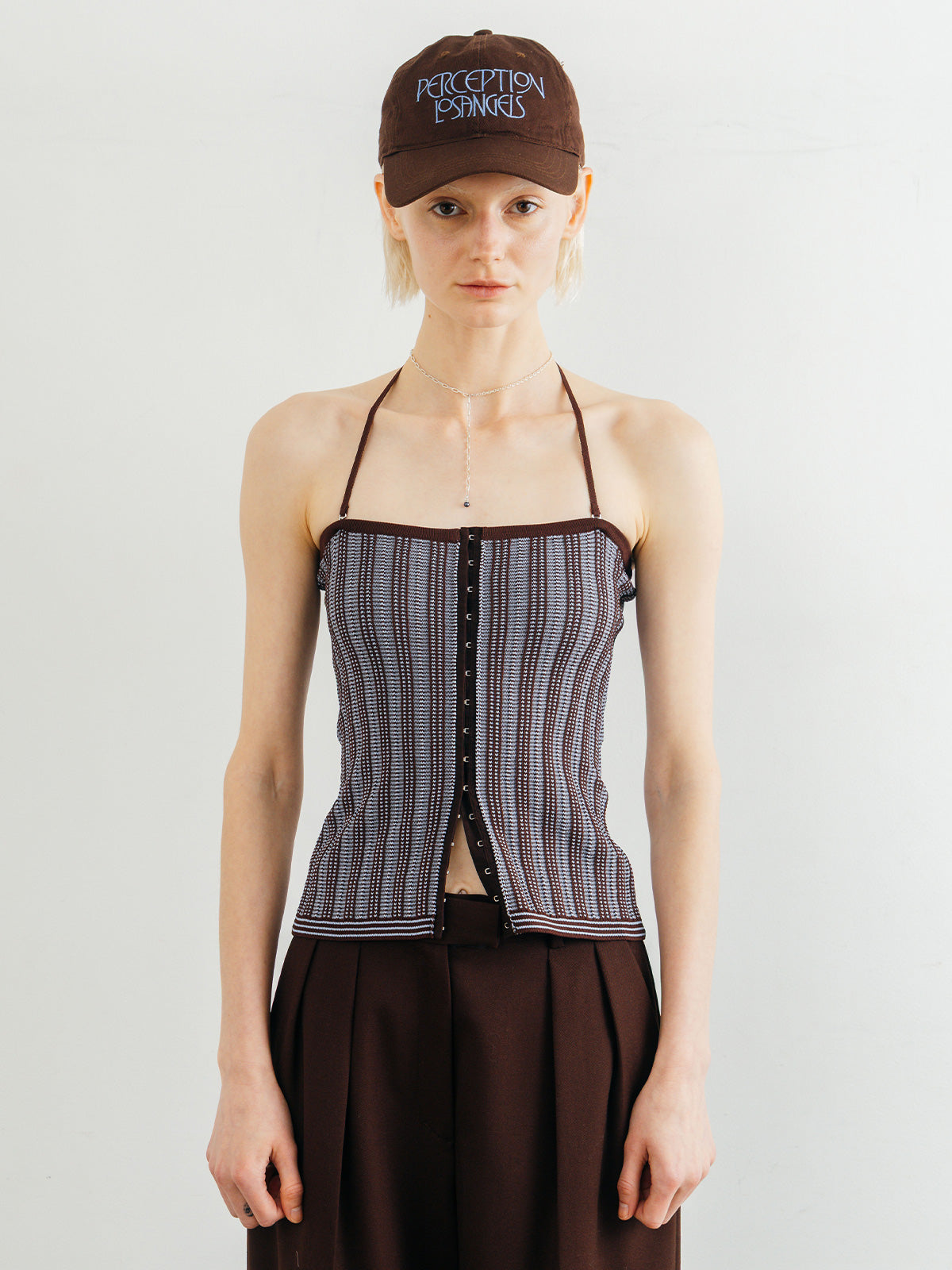 TUCK STITCH BUSTIER