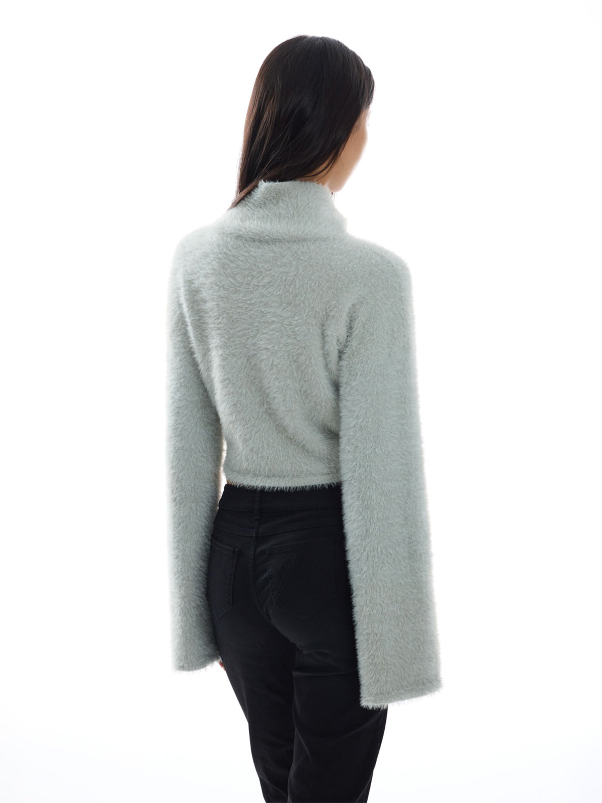 【Studio Doe】Molly Soft Fleece High Neck Cropped Sweater