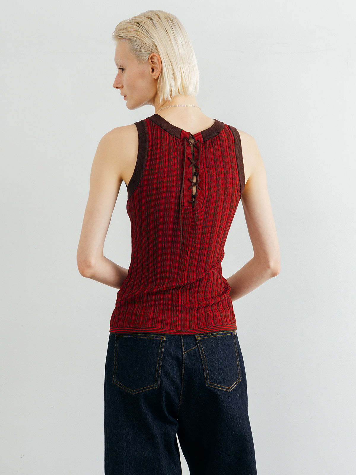 TUCK STITCH TANK TOP