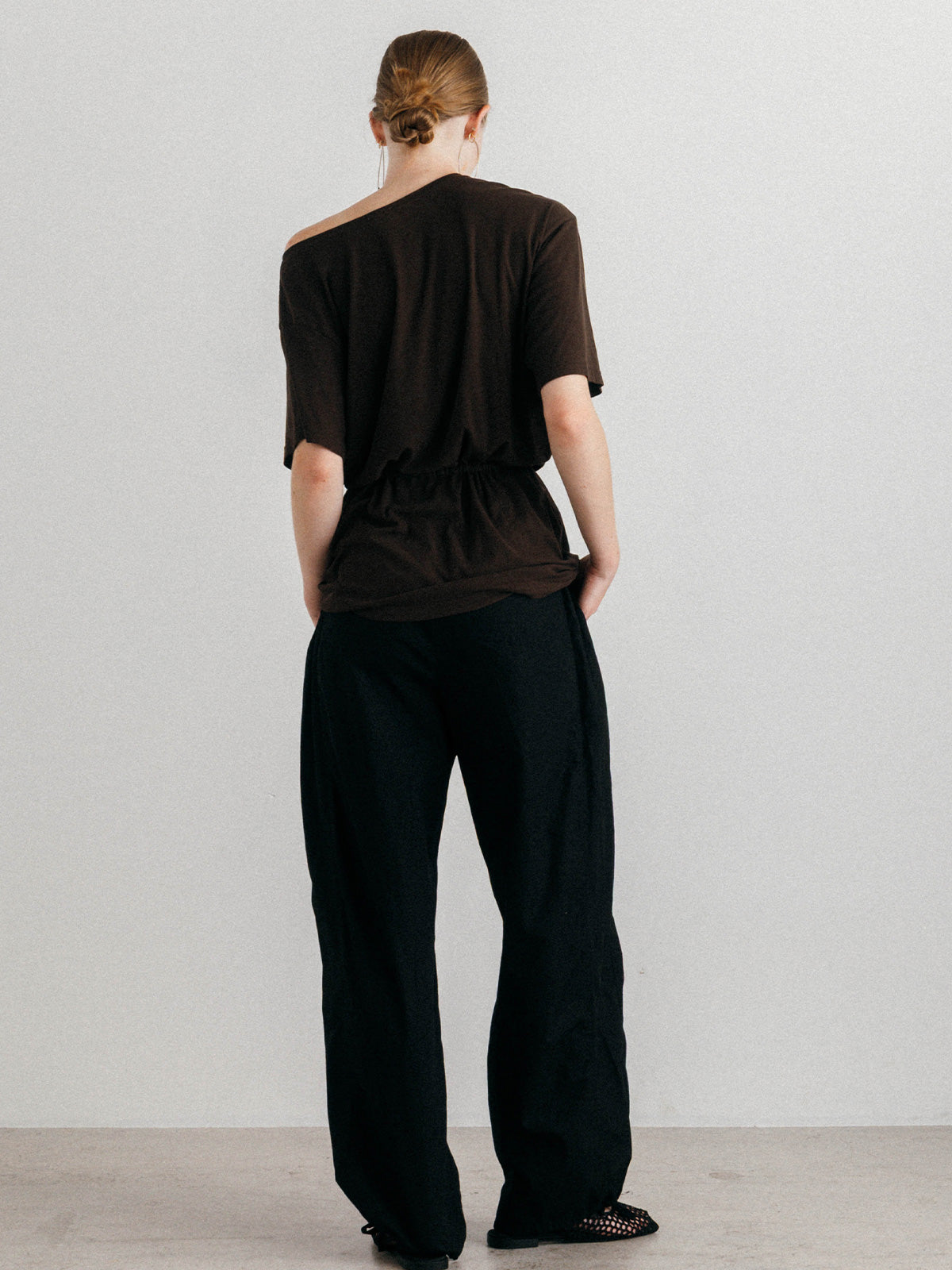 OFFSET WAIST PANTS