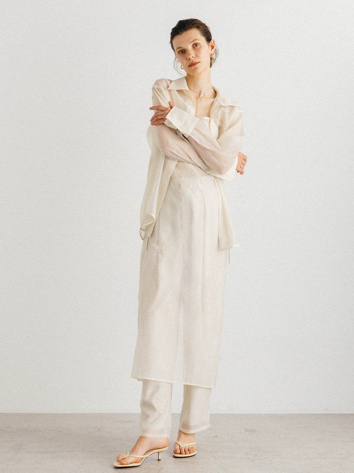 FRAGMENT VEIL DRESS
