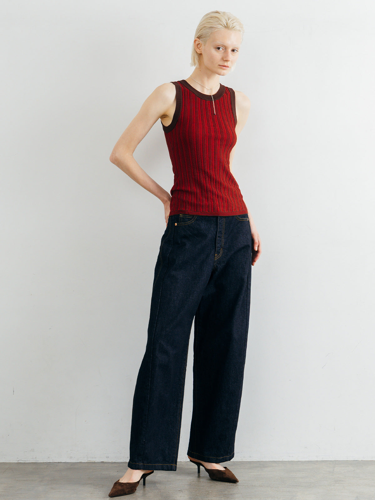 TUCK STITCH TANK TOP