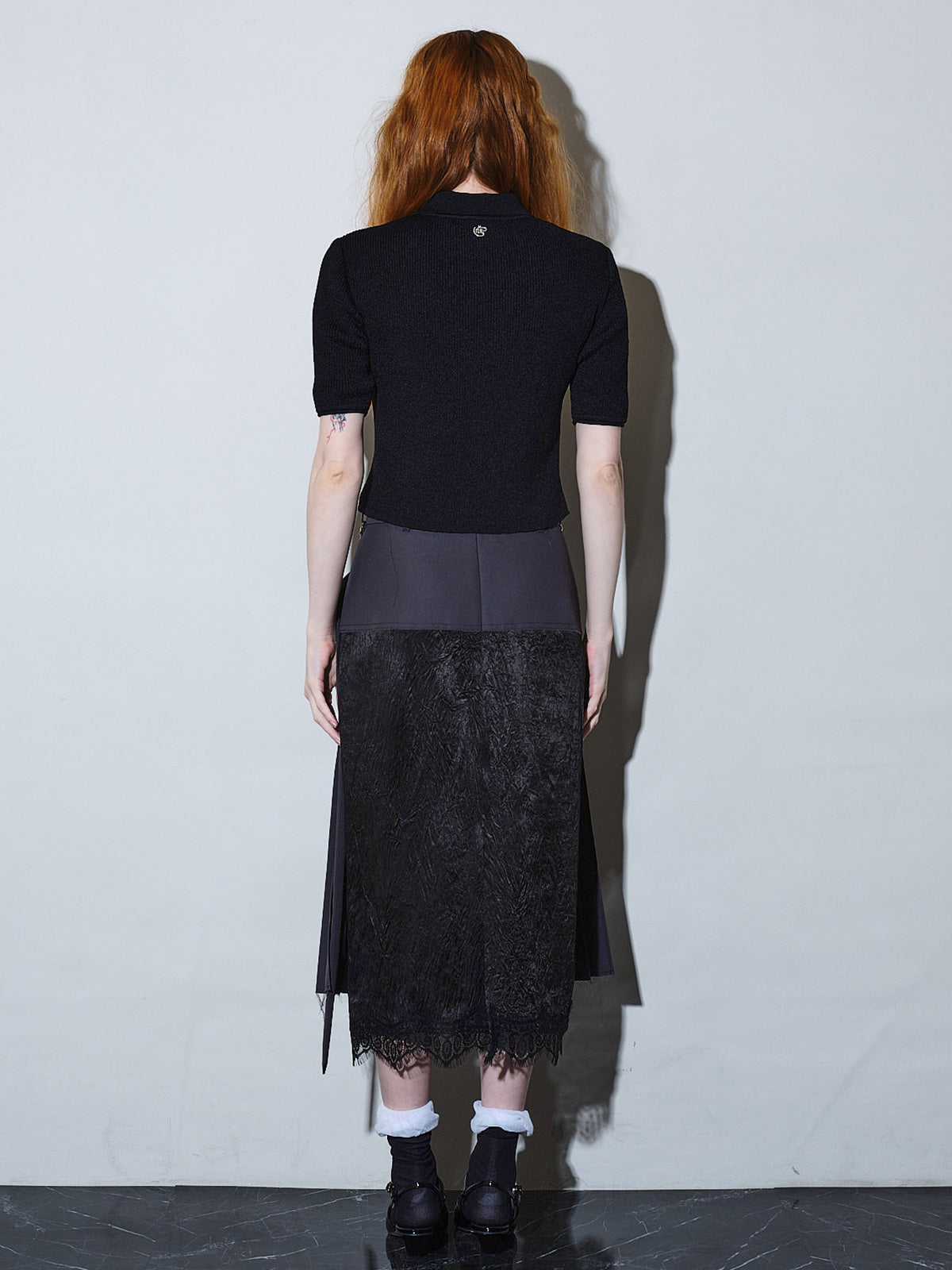 Optical standard polo knit