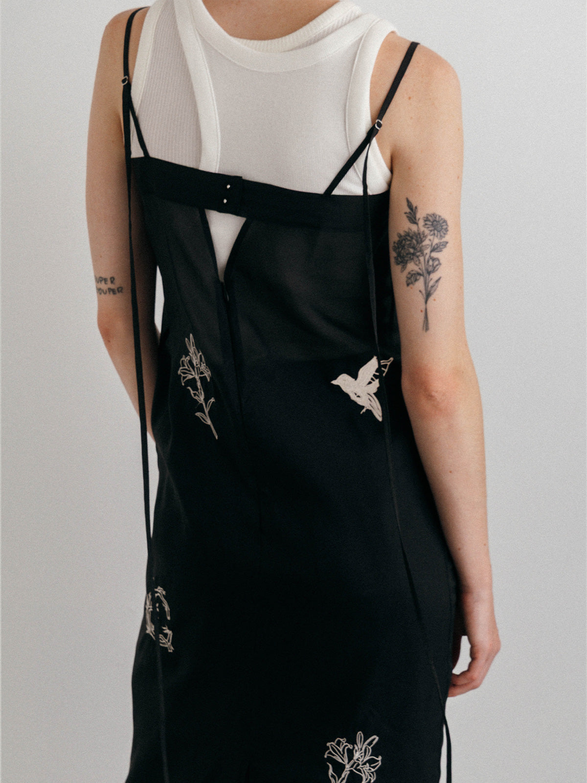FRAGMENT VEIL DRESS