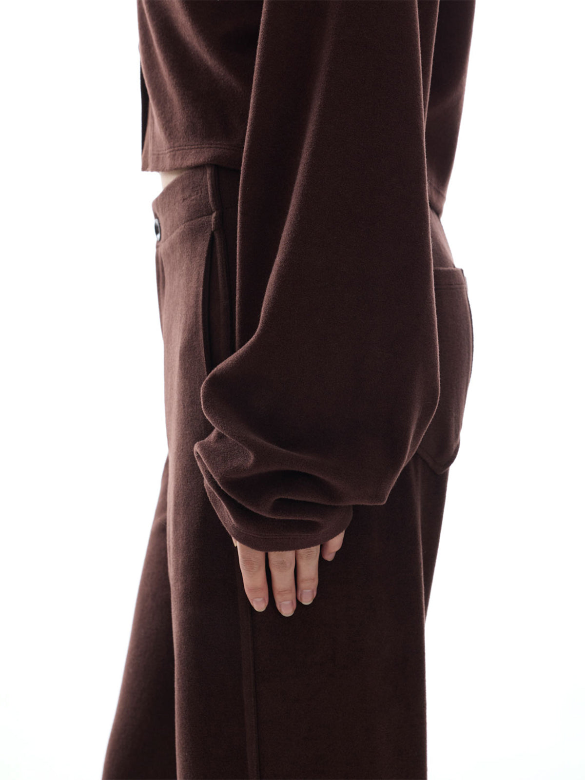 【Studio Doe】Molly Ultra Stretch Fleece Open-Front Top