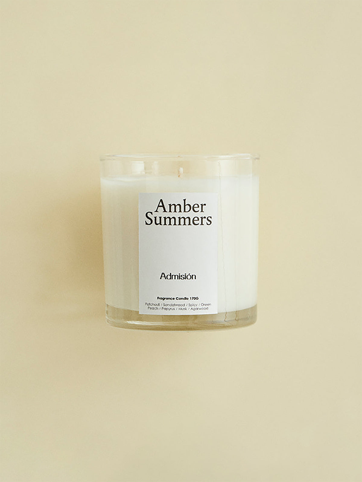 【Admision】Fragrance Candle Amber Summers