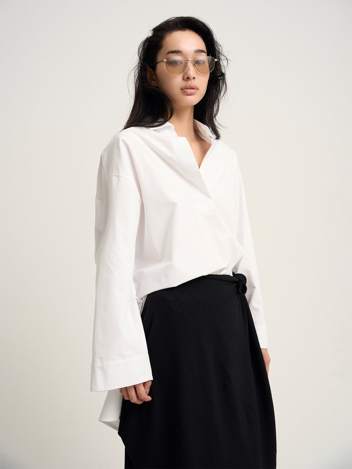 【Venica】Dolman over skipper shirt