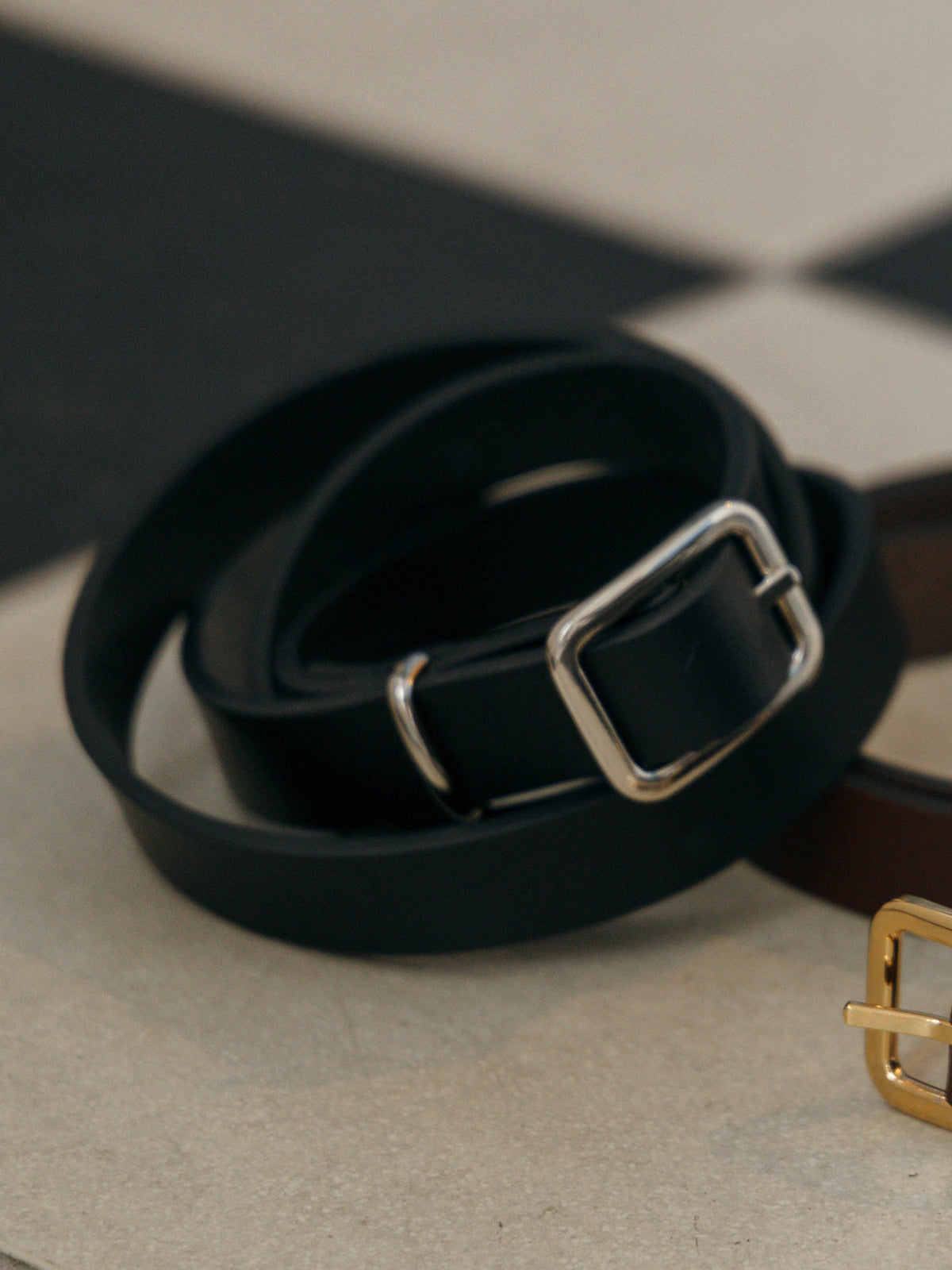 NARROW LEATHER BELT
