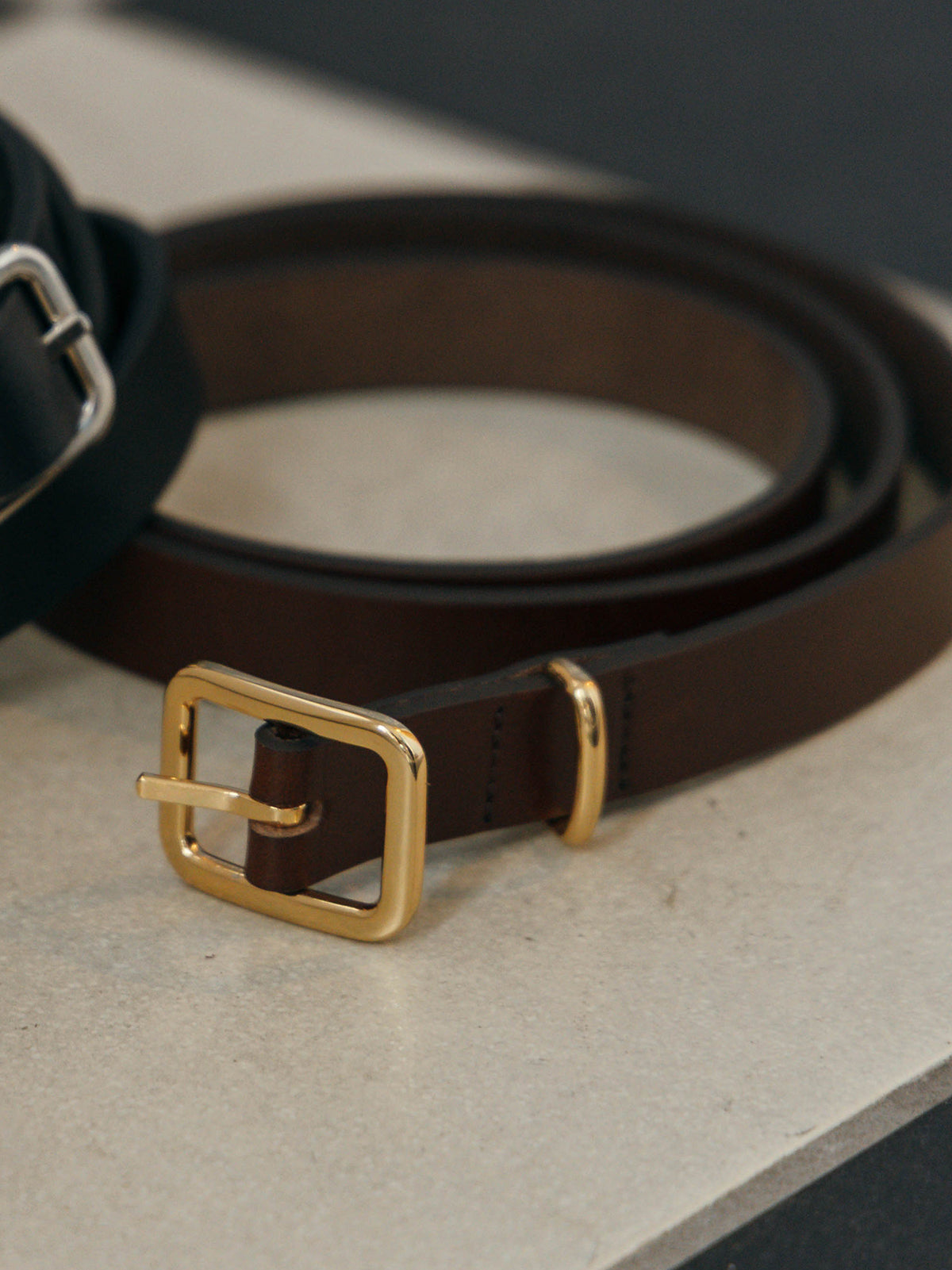 NARROW LEATHER BELT