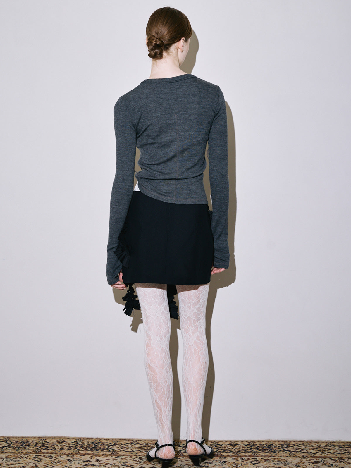 Blanca frill cover skirt