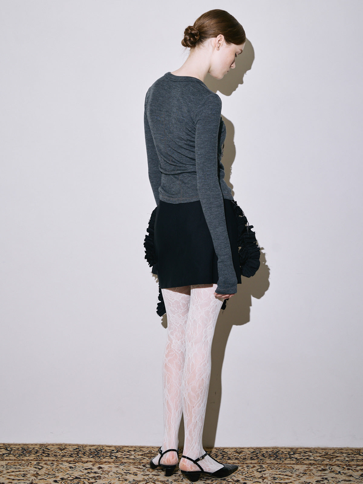 Blanca frill cover skirt