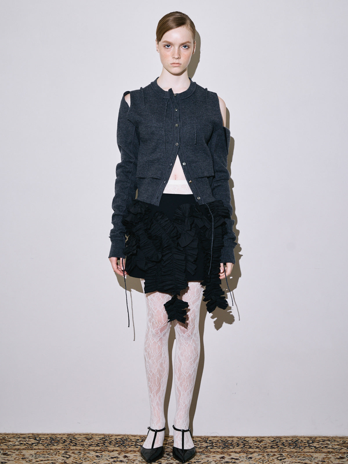 Blanca frill cover skirt