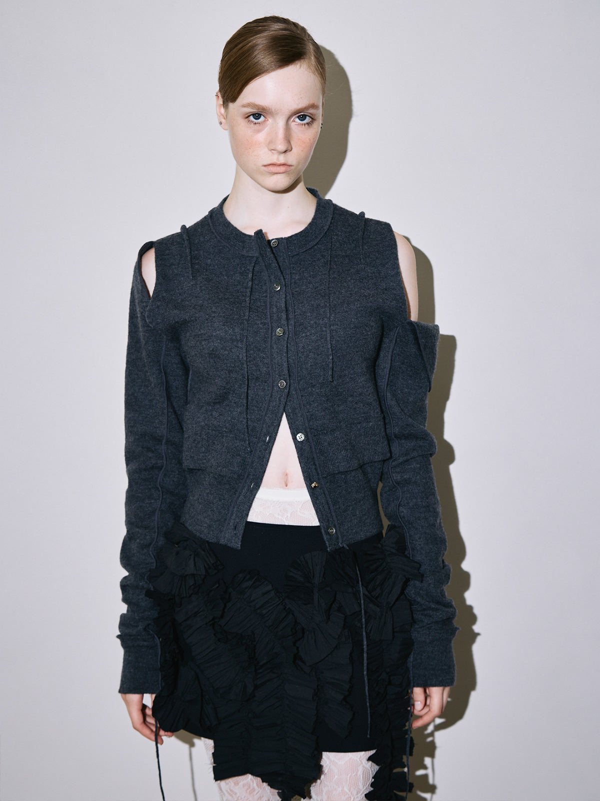Blanca frill cover skirt