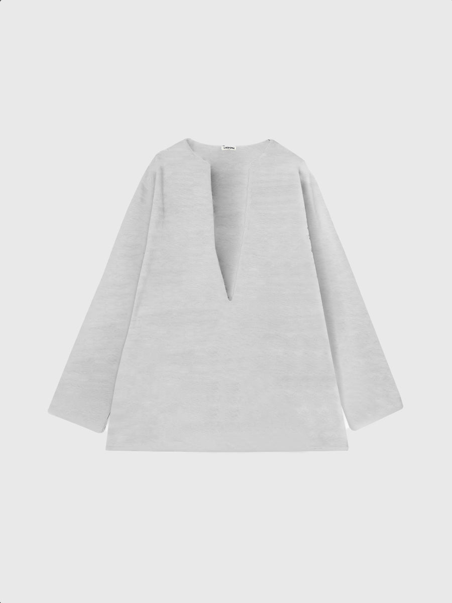 V NECK busk shirts