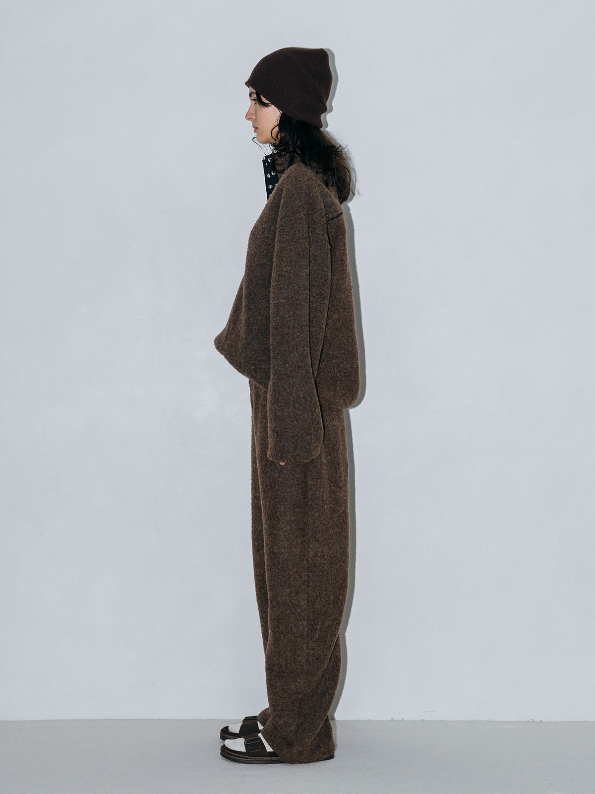 WOOL FLEECE TOP