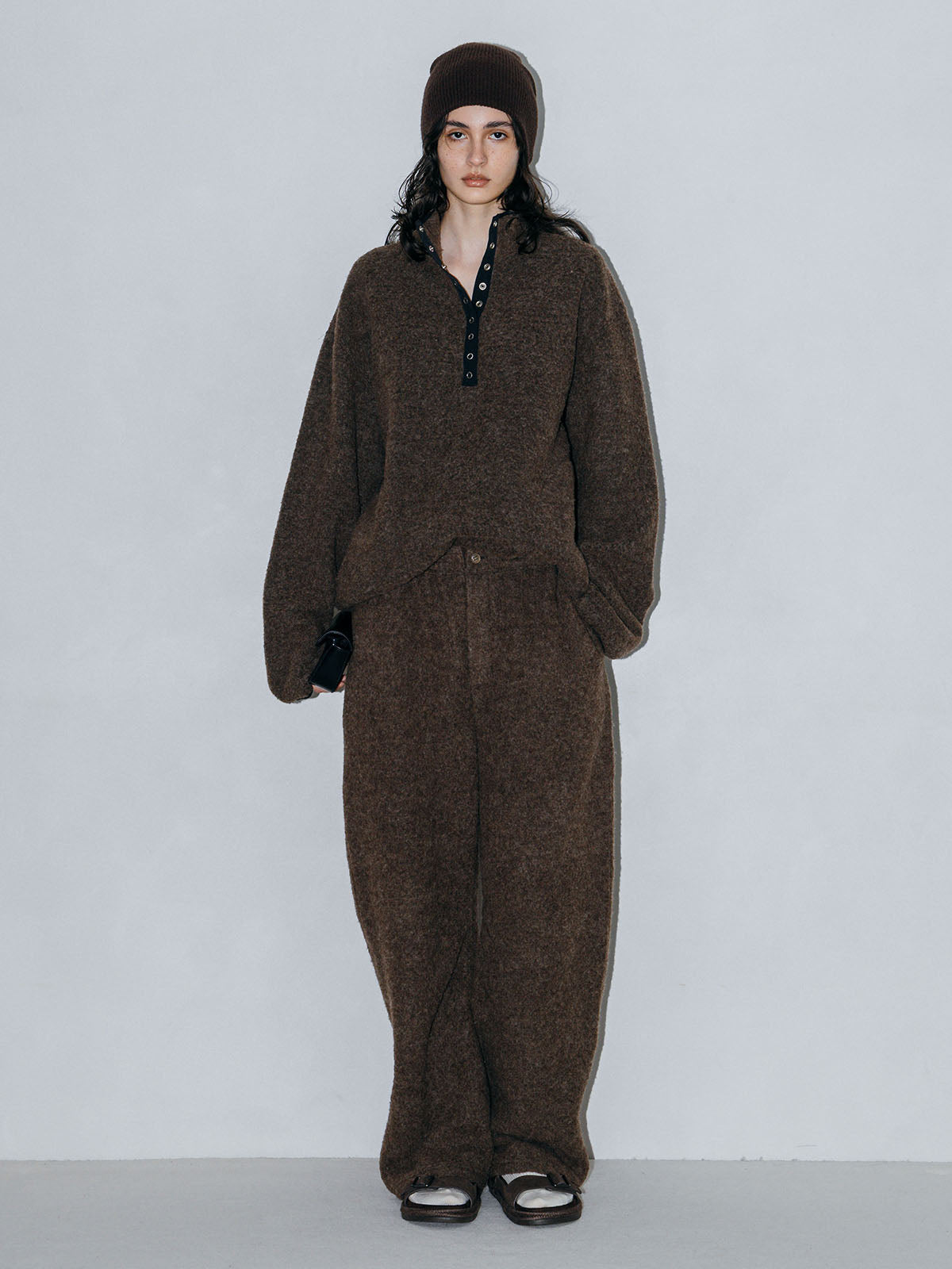 WOOL FLEECE TOP
