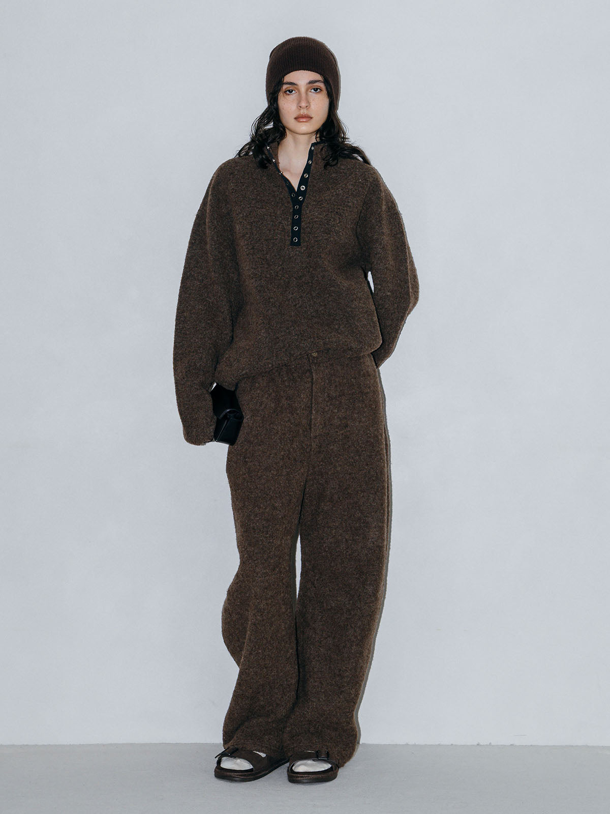 WOOL FLEECE TOP